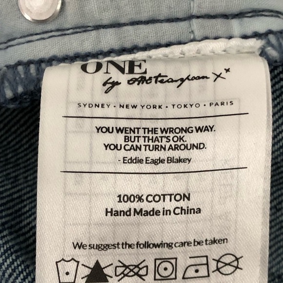 One Teaspoon 29x29 Awesome Baggies Destroyed Distressed Ripped 0640 Jeans blue - Picture 10 of 12